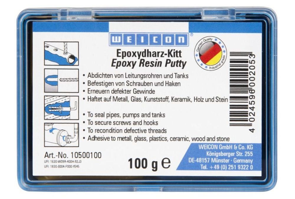 WEICON Epoxy Resin Putty kneadable universal repair compound