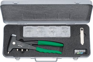 Blind Rivet Tool Set in metal case
