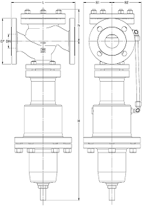 Μειωτήρας Πίεσης Model T679 self-operated, για ατμό ,υγρά και αέρια