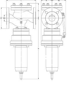 Μειωτήρας Πίεσης Model T9 self-operated, για υγρά και αέρια