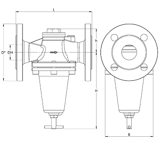 Pressure reducing valve – Model T95
self-operated, for fluids and gases